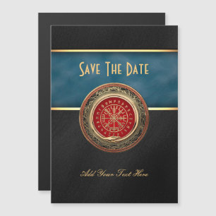 Invitation Magnétique [100] Vegvisir - Viking Gold Magic Runic Compass