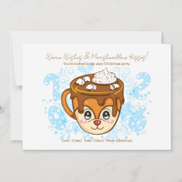 Invitation Magnétique 2026 Christmas Reindeer 