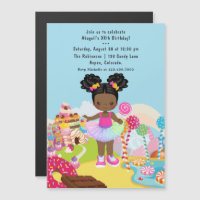 African American Candy Land Fête d'anniversaire