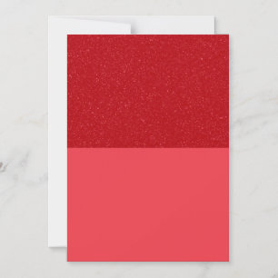Invitation Magnétique Aimant Rouge Tomate Glitter Top – Personnalisable