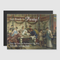 Ancien dîner romain fête Enregistrer la date