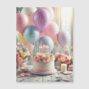 Invitation Magnétique Anniversaire