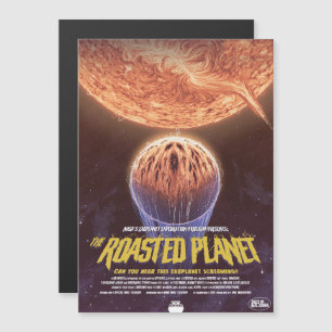 Invitation Magnétique Annonce De Film D'Horreur Sci-Fi, La Planète Rôtie