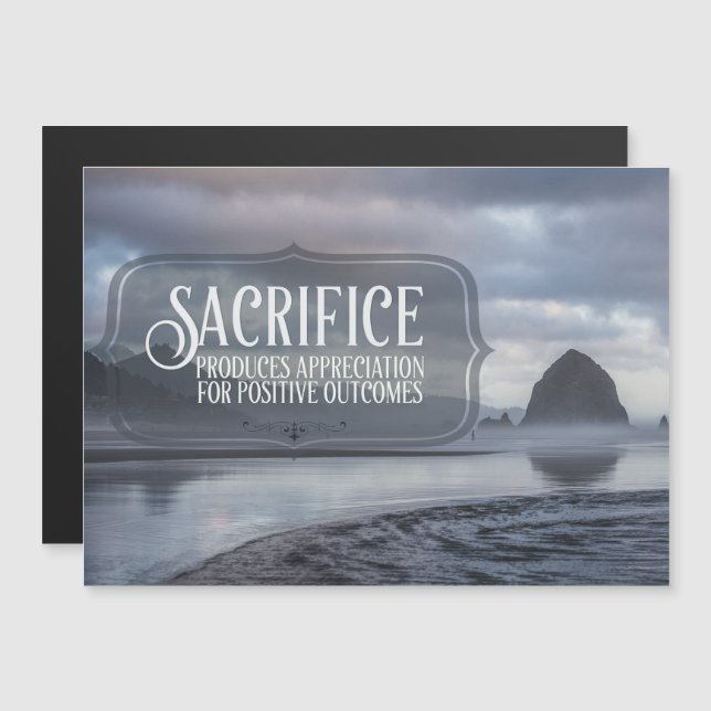 Invitation Magnétique Appréciation Pour Les Résultats Positifs (Devant / Derrière)