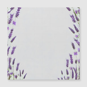 Invitation Magnétique Aquarelle Lavender Flower Frame Design