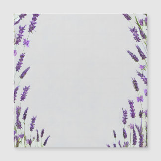 Invitation Magnétique Aquarelle Lavender Flower Frame Design