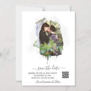 Invitation Magnétique *~* AR6 MARIAGE ENREGISTRER LA DATE Code QR - Site