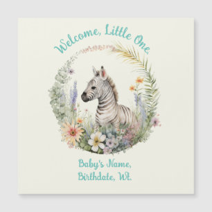 Invitation Magnétique Bienvenue, petite naissance annonce/fête de bébé