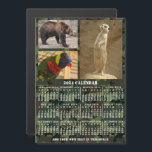 Invitation Magnétique Calendrier 2024 Camouflage Ajouter 3 photos person<br><div class="desc">Cette année 2024, un aimant calendrier mensuel personnalisé montre les jours de la semaine pour chaque mois en blanc sur un arrière - plan camouflage vert et brun. Il s'agit d'un calendrier annuel simple et audacieux pour vous aider à conquérir la nouvelle année. Sachez toujours quelle date il est et...</div>