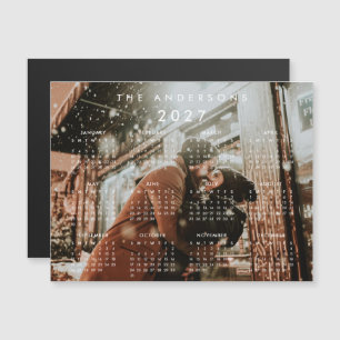 Invitation Magnétique Calendrier personnalisé avec photo 2027