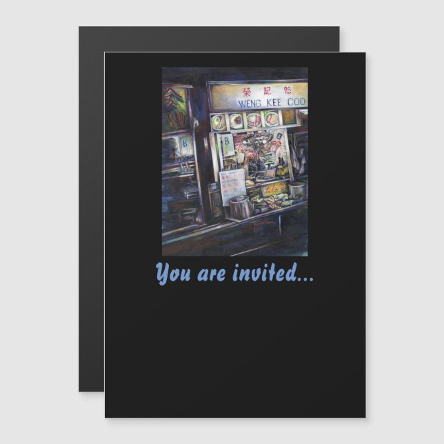 Invitation Magnétique Cenosillicaphia (Devant / Derrière)