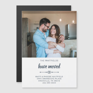 Invitation Magnétique Changement d'adresse que nous avons déplacé Photo 