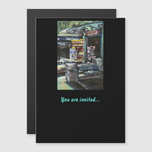 Invitation Magnétique Chrysocolia Morning, Carré de l'Union, New York