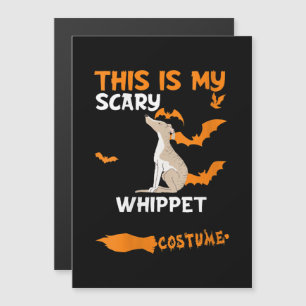 Invitation Magnétique Costume de Whippet pour femmes Halloween Paresseux