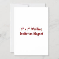 Créez Votre Propre Aimant d'Invitation de Mariage
