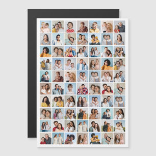 Invitation Magnétique Créez votre propre collection de photos 70 couleur