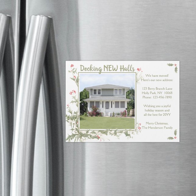 Invitation Magnétique Deck Nouvelles Halls Magnétique Nous avons déplacé (Créateur téléchargé)
