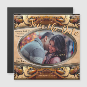 Invitation Magnétique Design moderne égyptien, islamique, arabe et afric