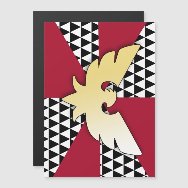 Invitation Magnétique Dessiner l'indicateur de la fierté (Devant / Derrière)