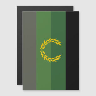 Invitation Magnétique Drapeau de fierté de l'uniforme militaire