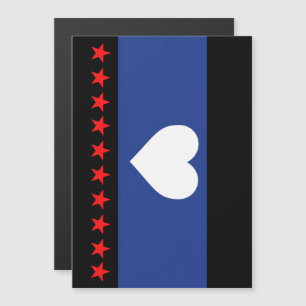 Invitation Magnétique Drapeau de la Fierté du pied