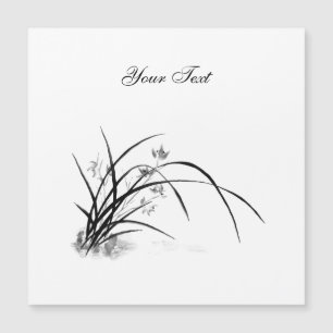 Invitation Magnétique Élégance orchidée