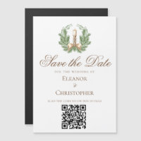 Élégant code QR de bougie de Noël pour Sauvegarder