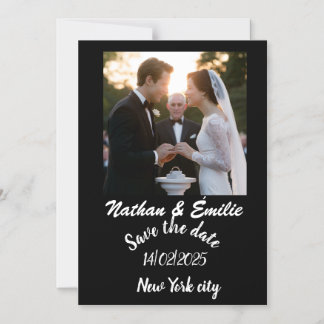 Invitation Magnétique Enregistrer l'invitation de date