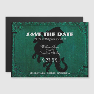 Invitation Magnétique Épée Dragon Médiévale Vintage Enregistrer la date