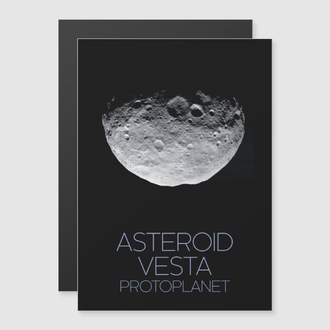 Invitation Magnétique Espace Extérieur, Système Solaire, Ceinture Astéro (Devant / Derrière)