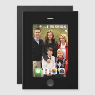 Invitation Magnétique Faites de votre selfie une photo de Noël joyeux