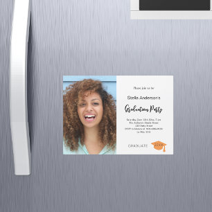 Invitation Magnétique Fête de remise des diplômes de photographie