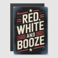 Fête du 4 juillet Booze | Rouge Blanc et Booze