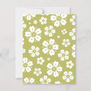 Invitation Magnétique Fleurs Motif 1