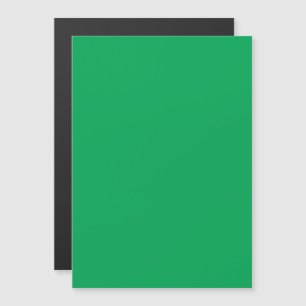 Invitation Magnétique Fond vert uni