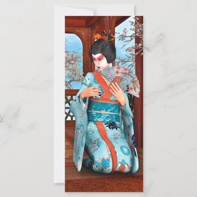 Invitation Magnétique Geisha (Recto)