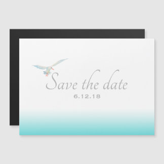 Invitation Magnétique Gradient de brise marine Turquoise marine avec mou