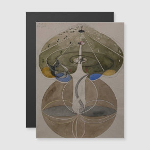 Invitation Magnétique Hilma Af Klint, Arbre De Connaissances No2 Art Abs