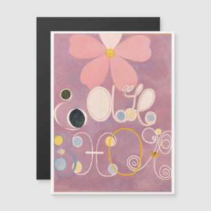 Invitation Magnétique Hilma Af Klint, Le Dix Plus Grand No5, Art Abstrai