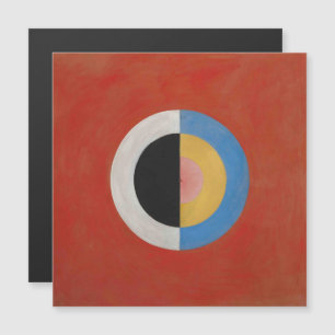 Invitation Magnétique Hilma Af Klint, Le Swan No.17, Art Abstrait
