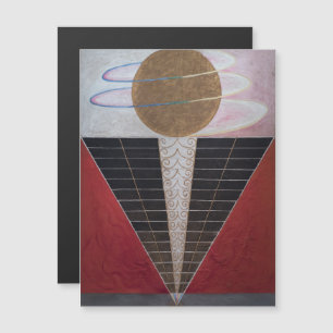 Invitation Magnétique Hilma Af Klint, Retable n° 2, Art Abstrait
