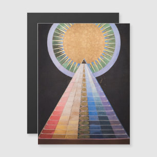 Invitation Magnétique Hilma Af Klint, Retable No.1, Art Abstrait