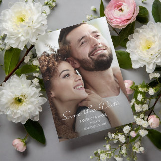 Invitation Magnétique Hope Dream Photo Wedding Save the Date