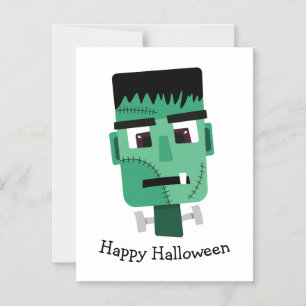 Invitation Magnétique Illustration du monstre de Frankenstein