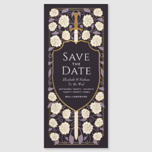 Invitation Magnétique Imaginaire médiéval Sword & Shield Enregistrer la 