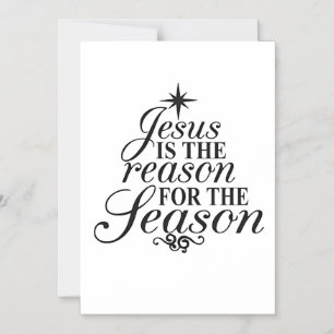 Invitation Magnétique Jésus Est La Raison Pour La Saison Noël