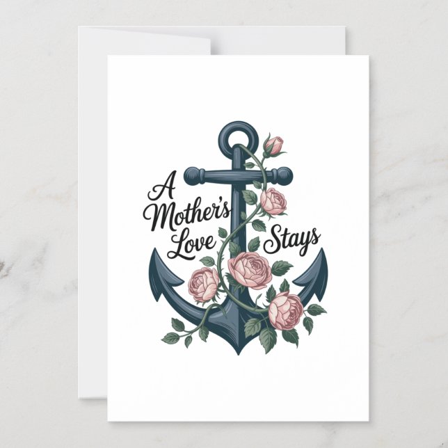 Invitation Magnétique L'amour d'une mère reste (Recto)