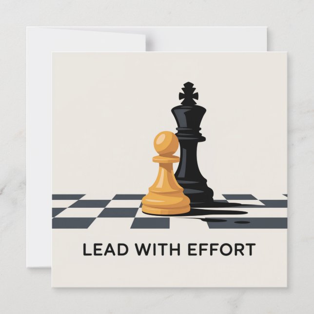 Invitation Magnétique Lead With Effort (Recto)