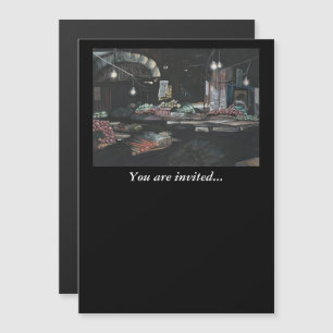 Invitation Magnétique Les produits d'une récolte de contrebande, Jérusal