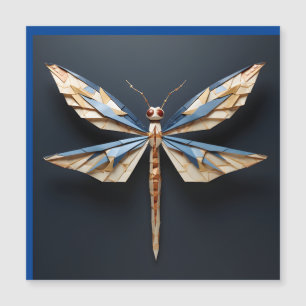 Invitation Magnétique libellule origami